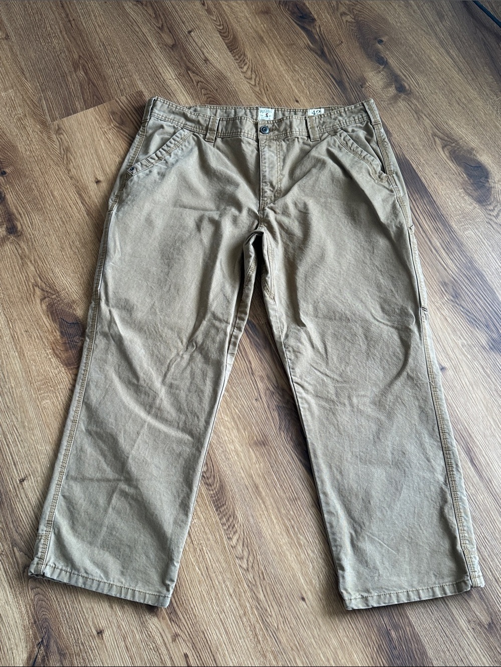 RedHead Tan Chino Pants - Straight Leg Casual Utility Cargo 42x30